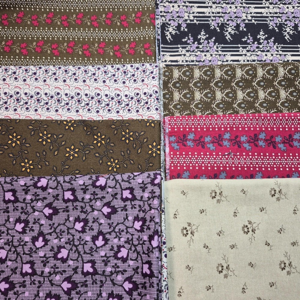 Little Big Quilts Legacy Club RJR Fabrics Bundle 4 Yards (1/2 Yard Each)